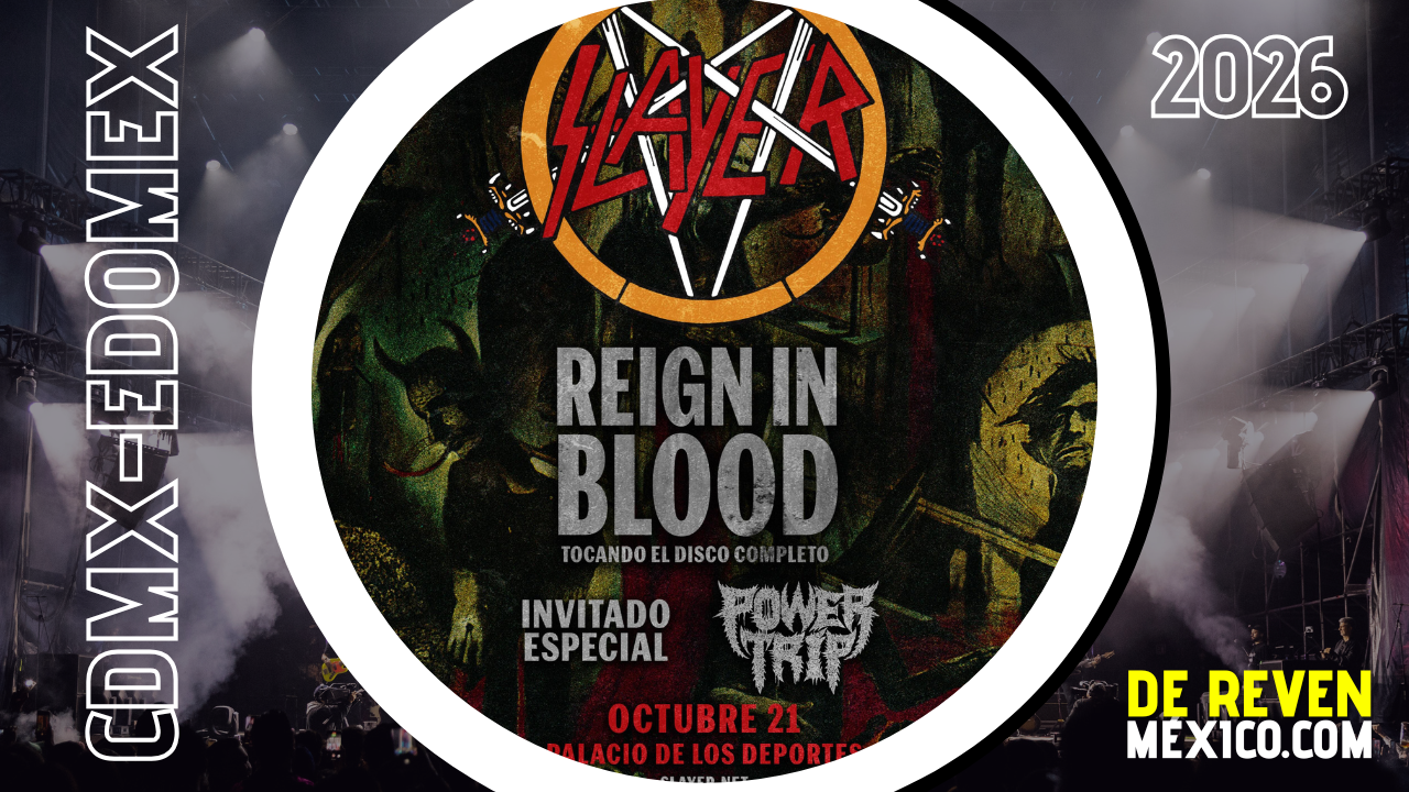 SLAYER CDMX 2026 PALACIO DE LOS DEPORTES