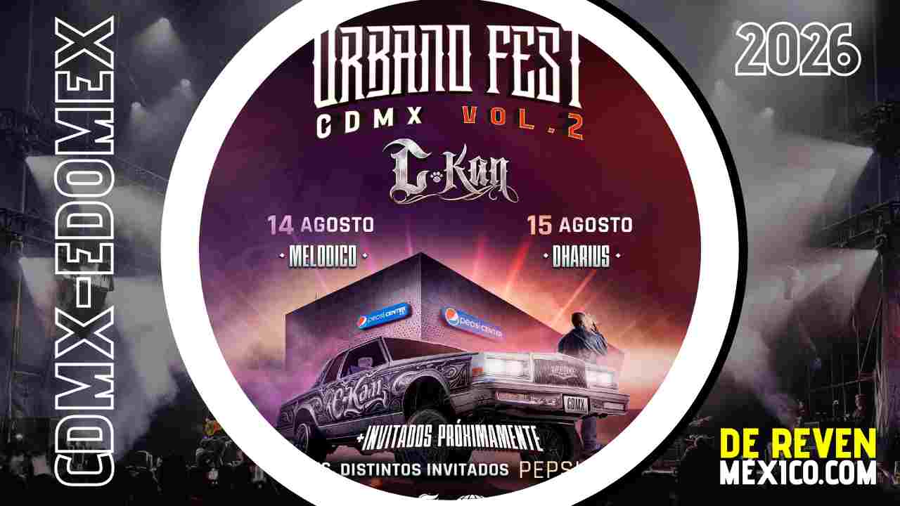 URBANO FEST CDMX 2026 PEPSI CENTER