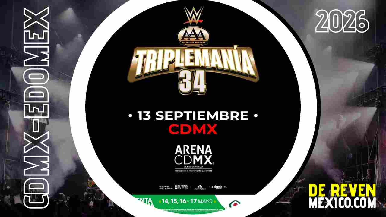 LUCHA LIBRE AAA TRIPLEMANIA ARENA CDMX 2026