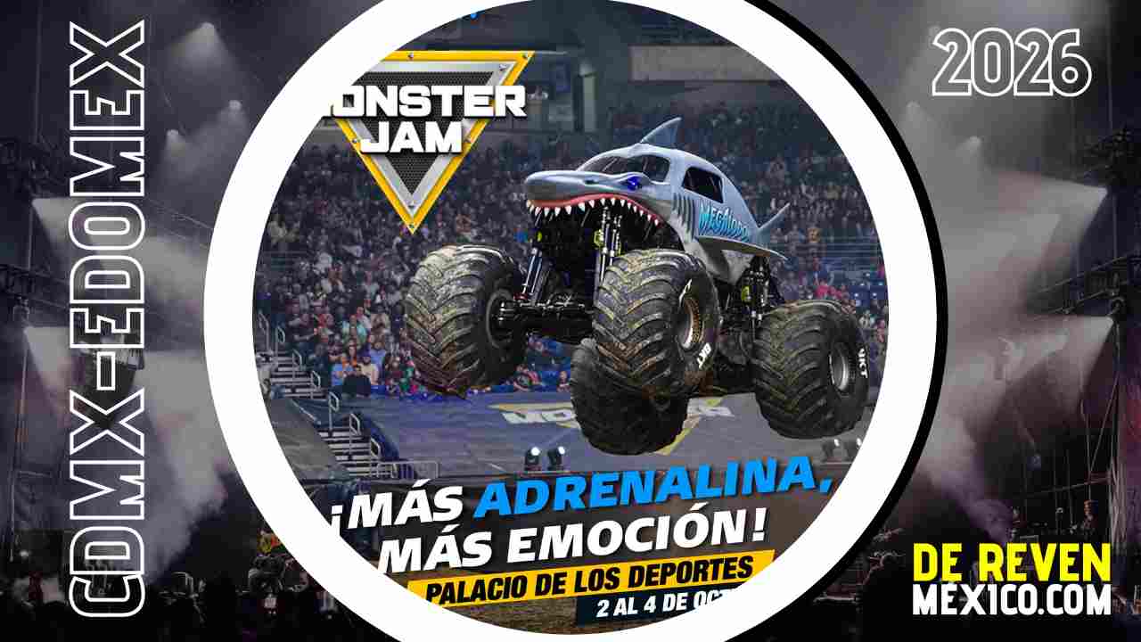 MONSTER JAM CDMX 2026 PALACIO DE LOS DEPORTES