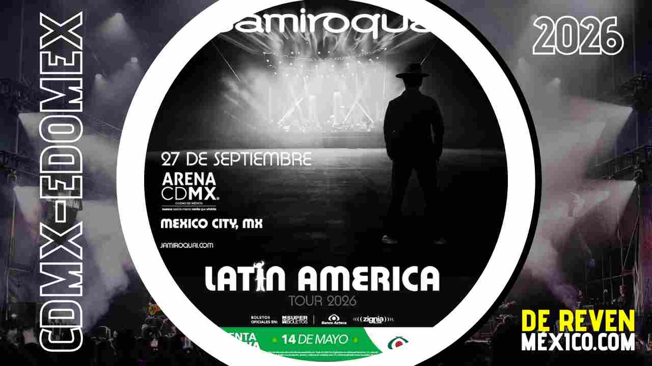 JAMIROQUAI ARENA CDMX 2026