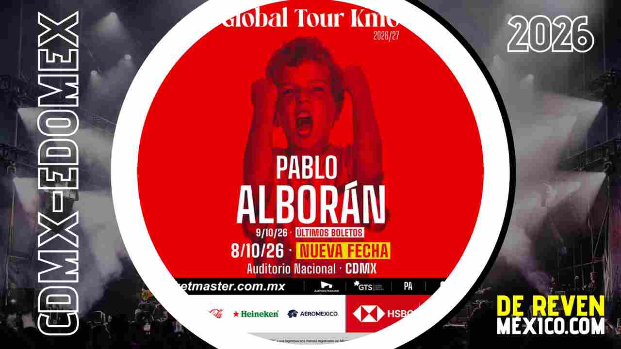 PABLO ALBORÁN CDMX 2026 AUDITORIO NACIONAL