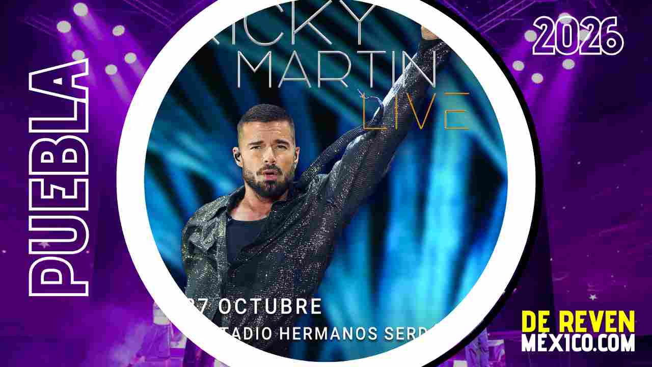 RICKY MARTIN PUEBLA 2026 ESTADIO HERMANOS SERDÁN