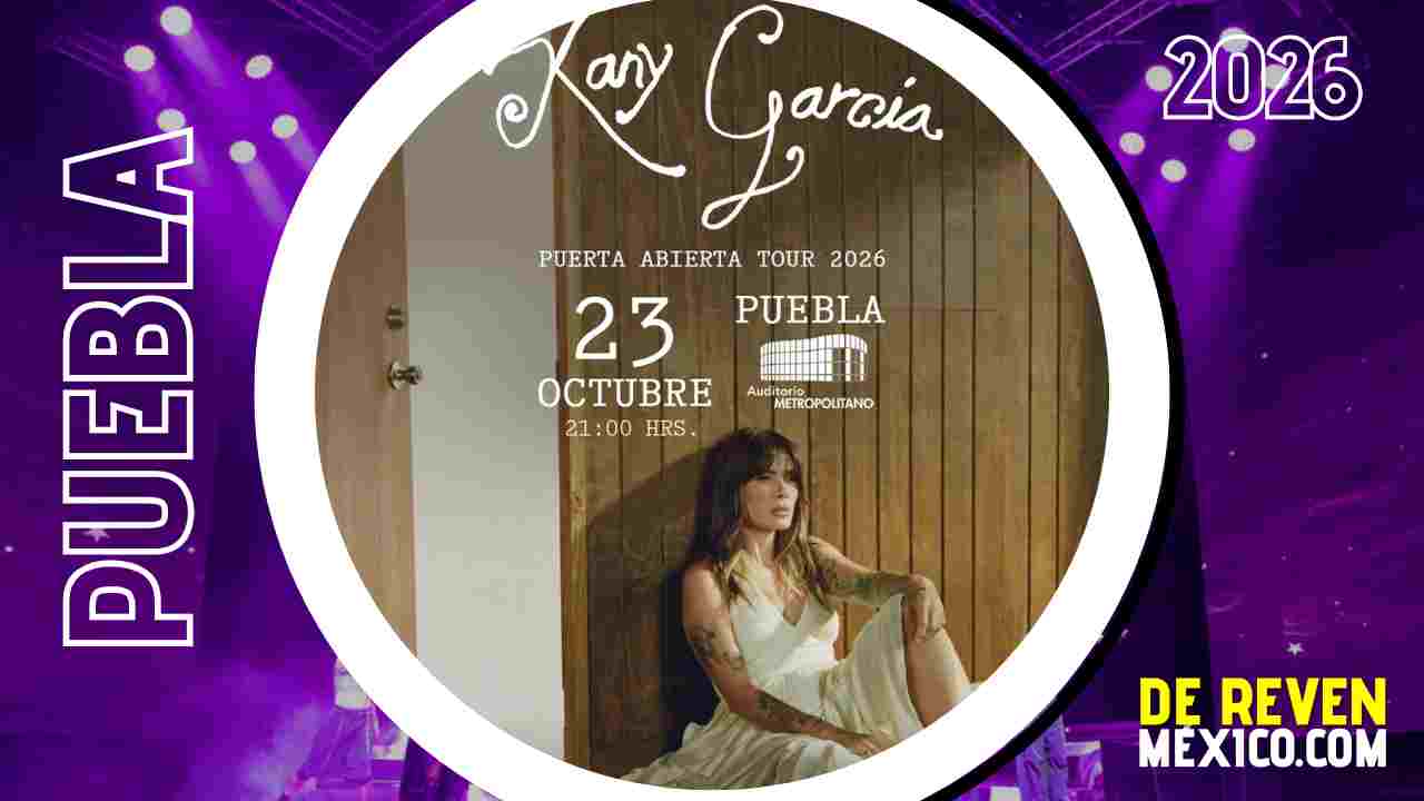 KANY GARCÍA PUEBLA 2026 AUDITORIO METROPOLITANO