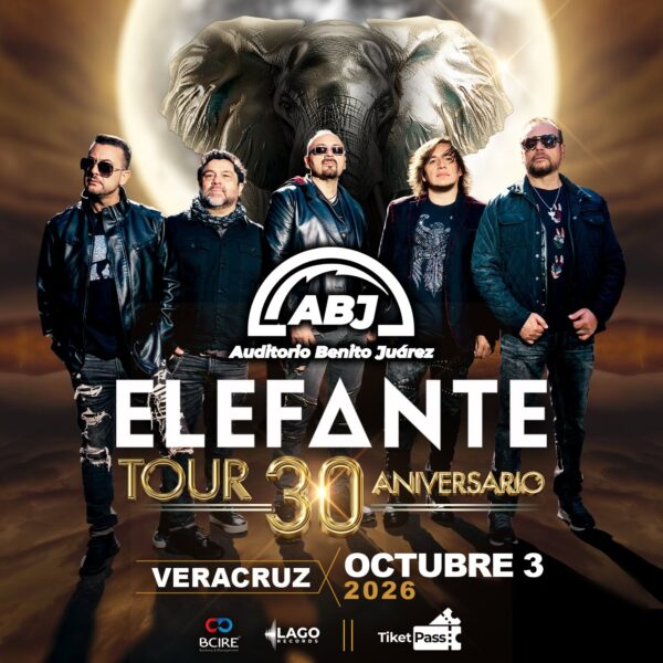 ELEFANTE VERACRUZ 2026 AUDITORIO BENITO JUÁREZ