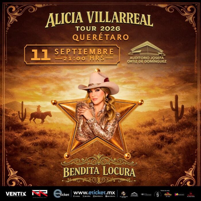 ALICIA VILLARREAL QUERÉTARO 2026 AUDITORIO JOSEFA ORTÍZ