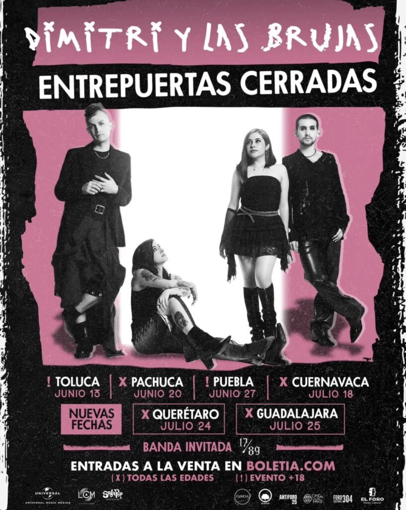 DIMITRI Y LAS BRUJAS FECHAS EN MEXICO 2026
