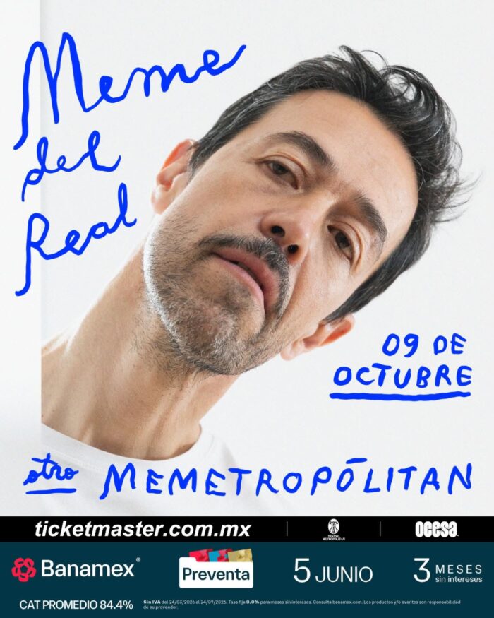 MEME DEL REAL CDMX 2026 TEATRO METROPÓLITAN