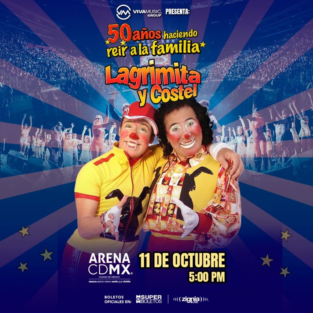 LAGRIMITA Y COSTEL ARENA CDMX 2026