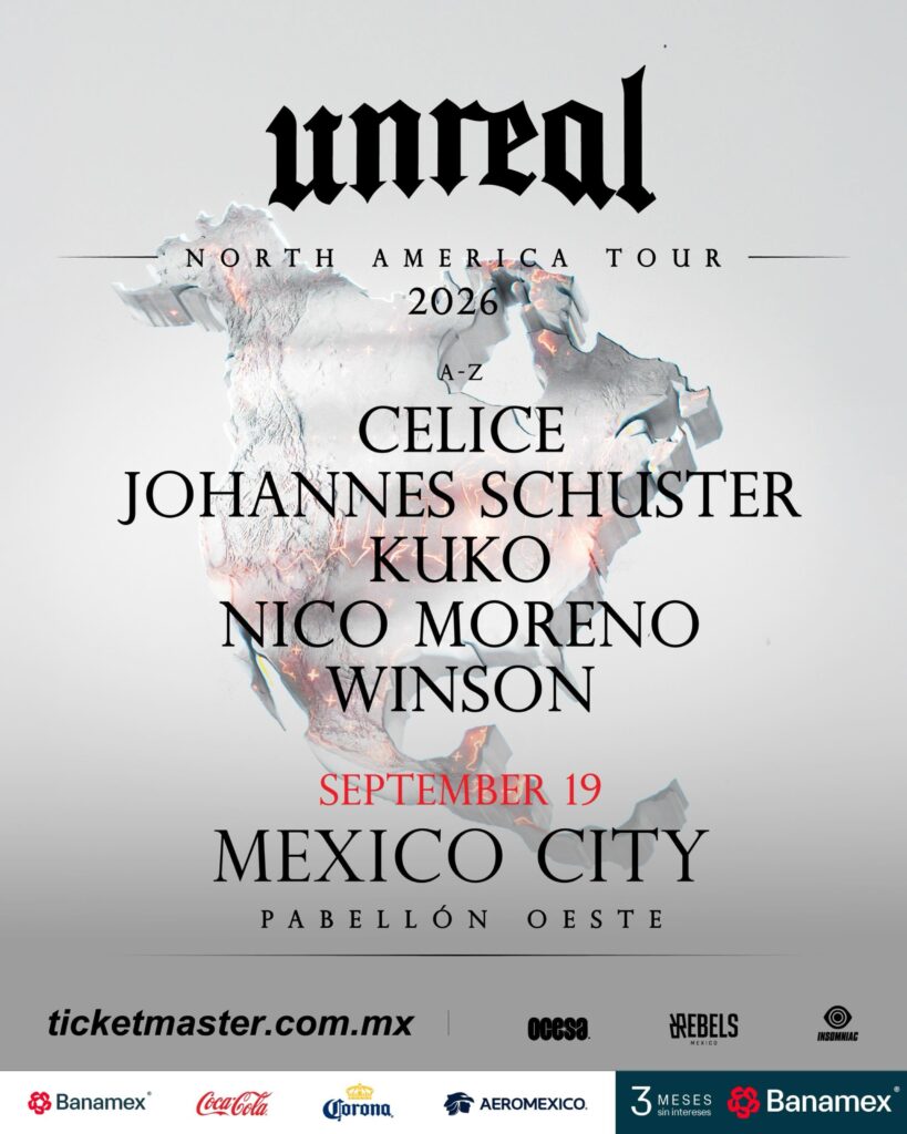 UNREAL CDMX 2026 PABELLÓN OESTE