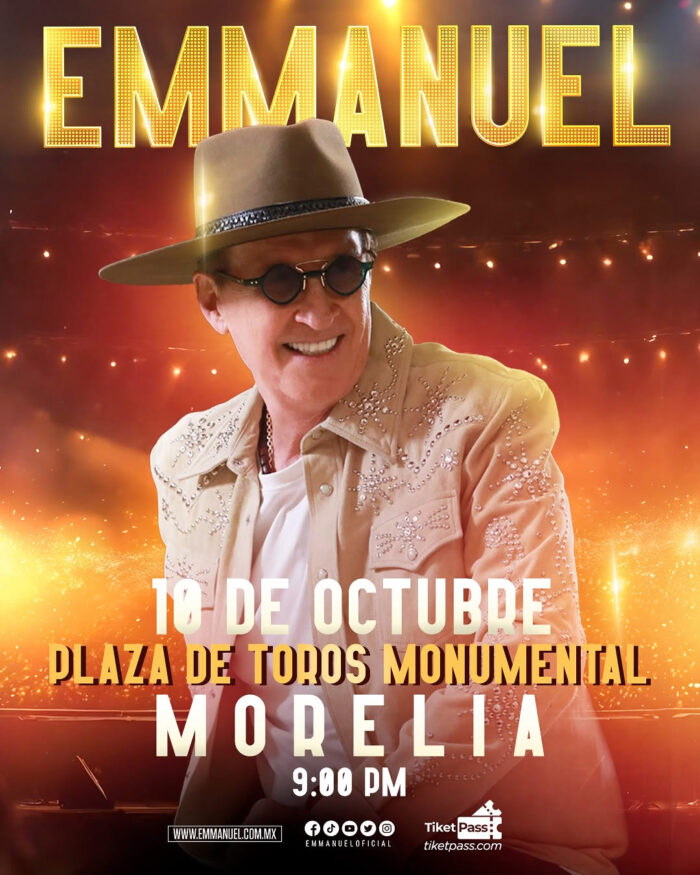 EMMANUEL MORELIA 2026 PLAZA DE TOROS MONUMENTAL