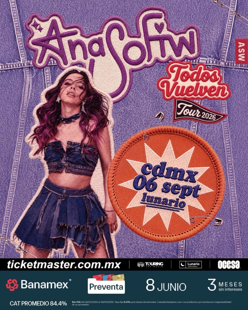 ANA SOFI W CDMX 2026 LUNARIO