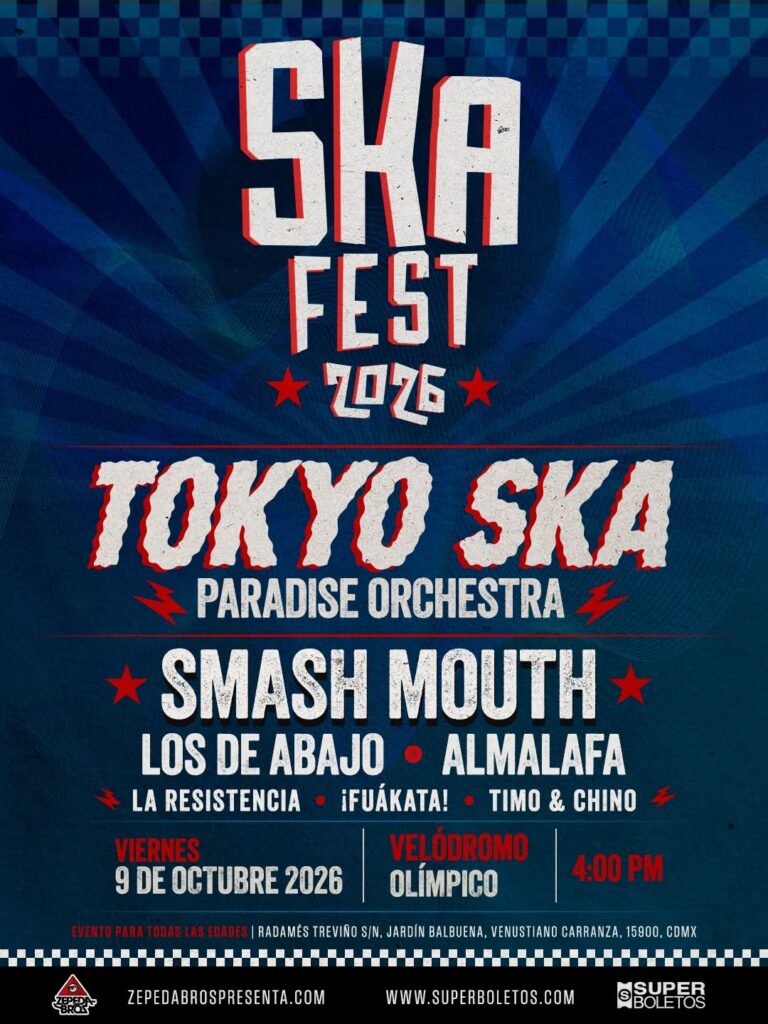 SKA FEST CDMX 2026 VELÓDROMO OLÍMPICO