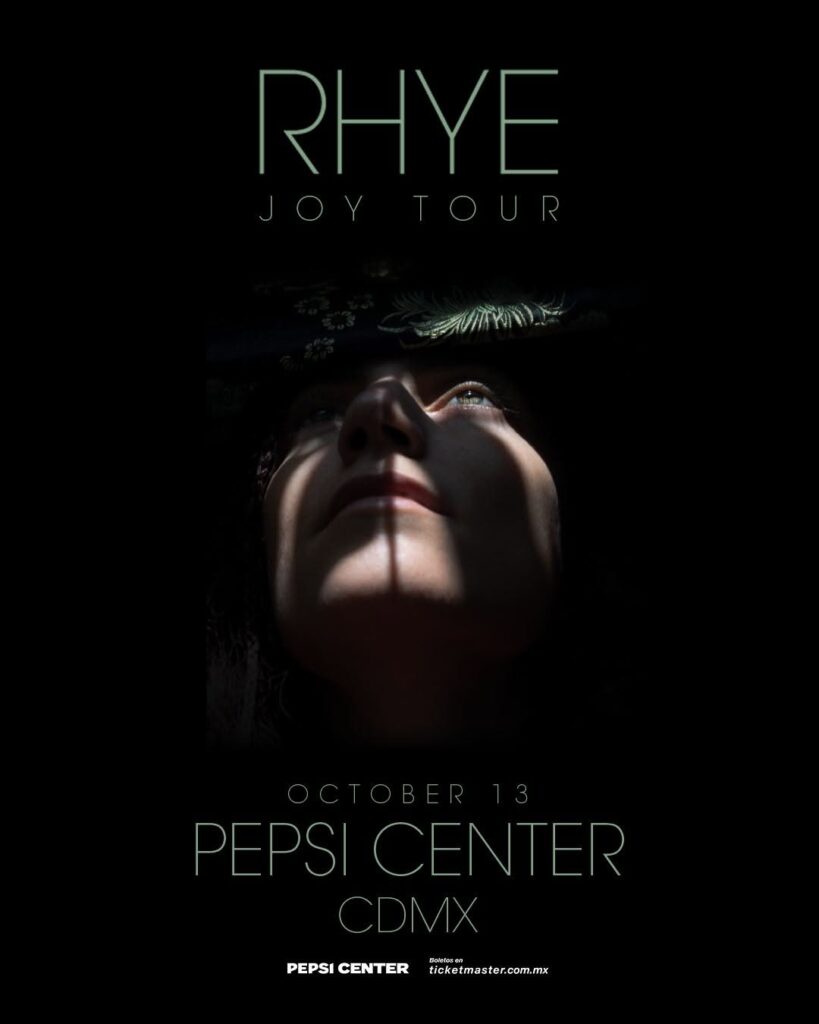 RHYE CDMX 2026 PEPSI CENTER