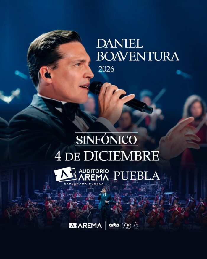 DANIEL BOAVENTURA PUEBLA 2026 AUDITORIO AREMA EXPLANADA