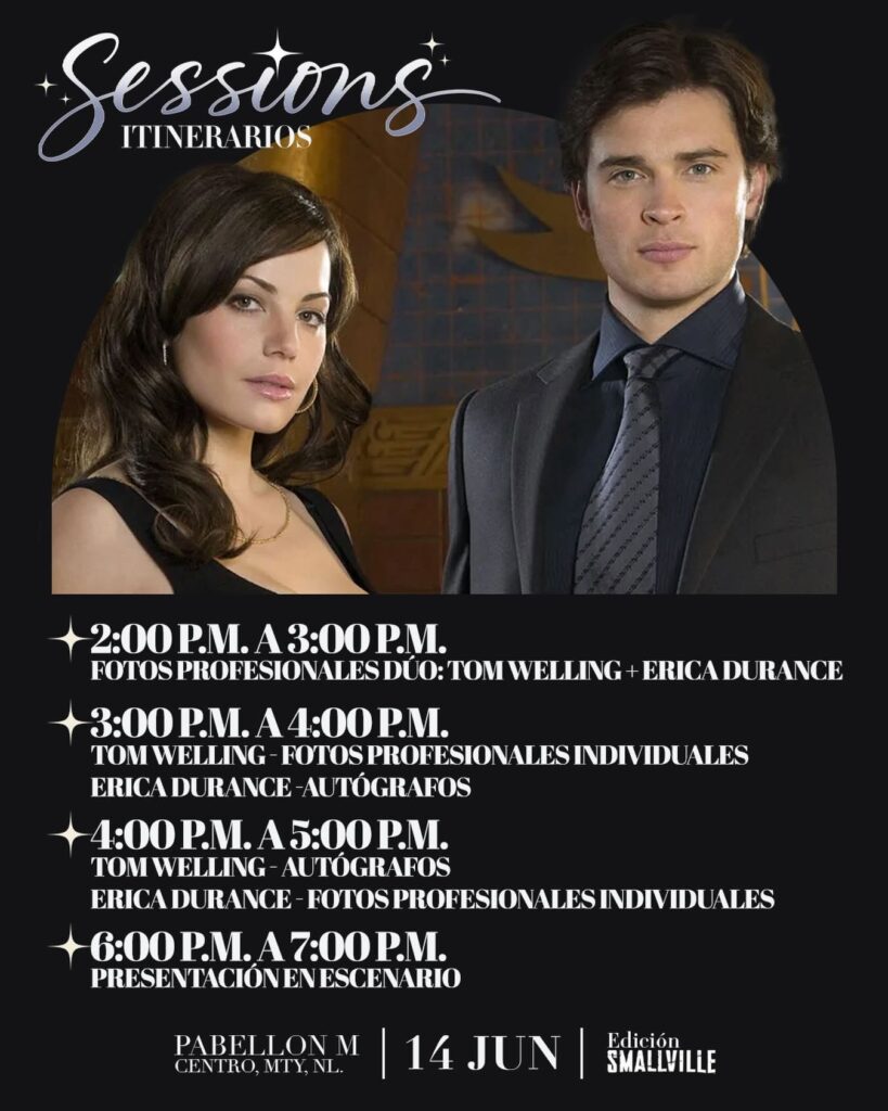 HORARIOS DESERTCON SESSIONS SMALVILLE MONTERREY 2026 PABELLÓN M