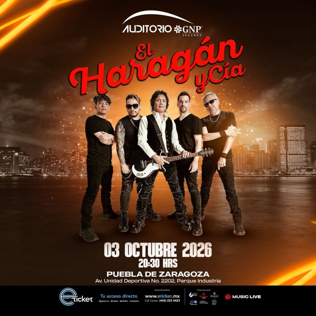 EL HARAGÁN Y CÍA PUEBLA 2026 AUDITORIO GNP SEGUROS