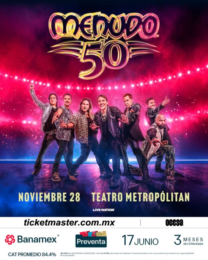 MENUDO CDMX 2026 TEATRO METROPÓLITAN