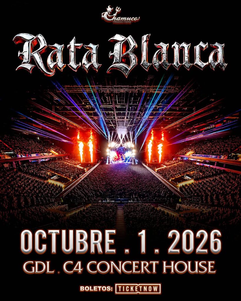 RATA BLANCA GUADALAJARA 2026 C4 CONCERT HOUSE