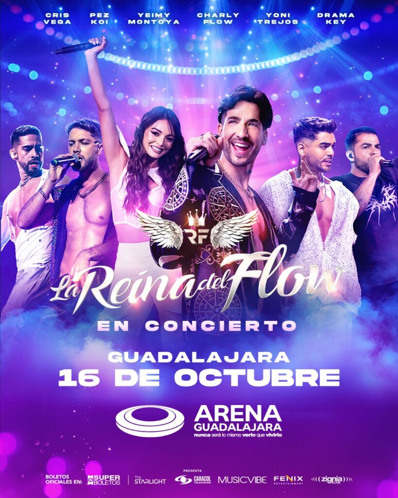 LA REINA DEL FLOW GUADALAJARA 2026 ARENA GUADALAJARA