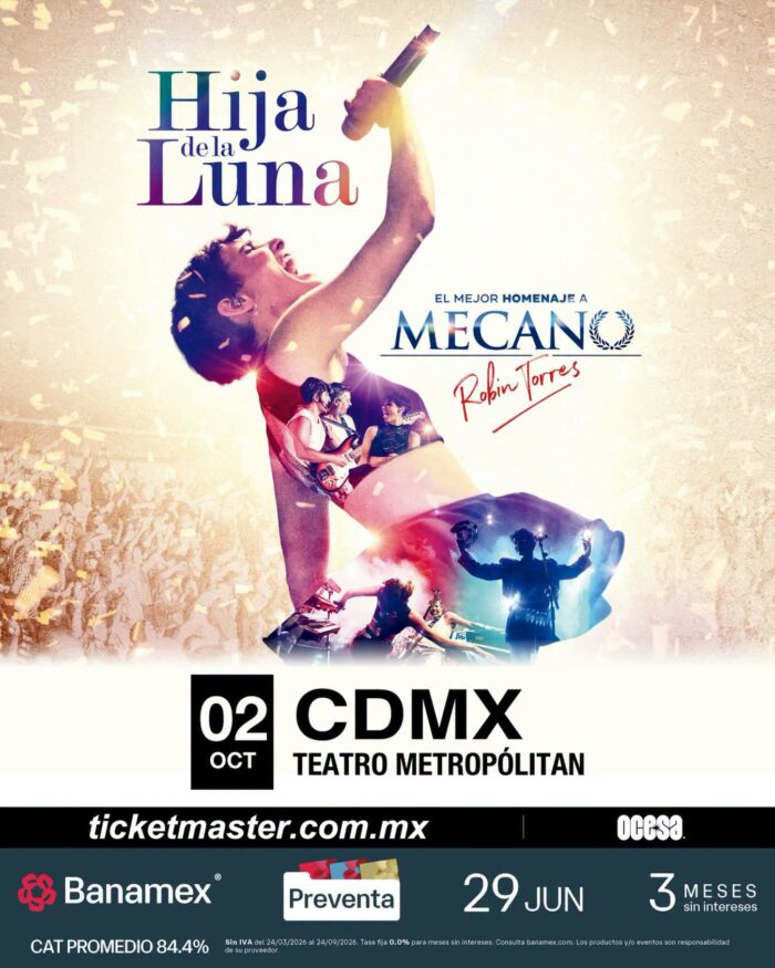 HIJA DE LA LUNA CDMX 2026 TEATRO METROPÓLITAN