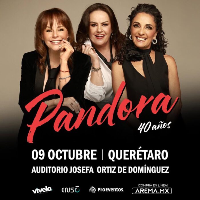 PANDORA QUERÉTARO 2026 AUDITORIO JOSEFA ORTÍZ