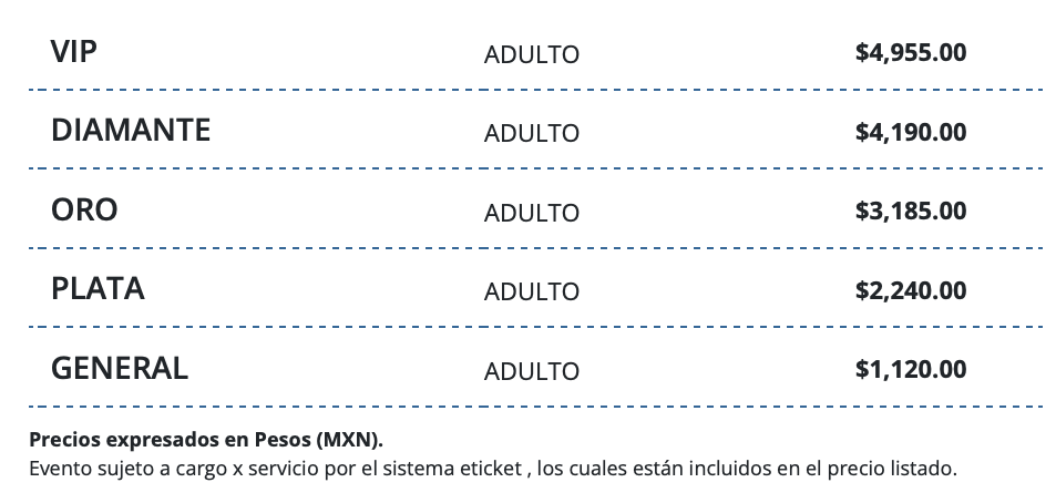 PRECIOS EDEN MUÑOZ PALENQUE FERIA SAN JUAN DEL RÍO 2026 QUERÉTARO