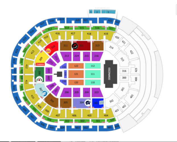 MAPA ARENA GUADALAJARA