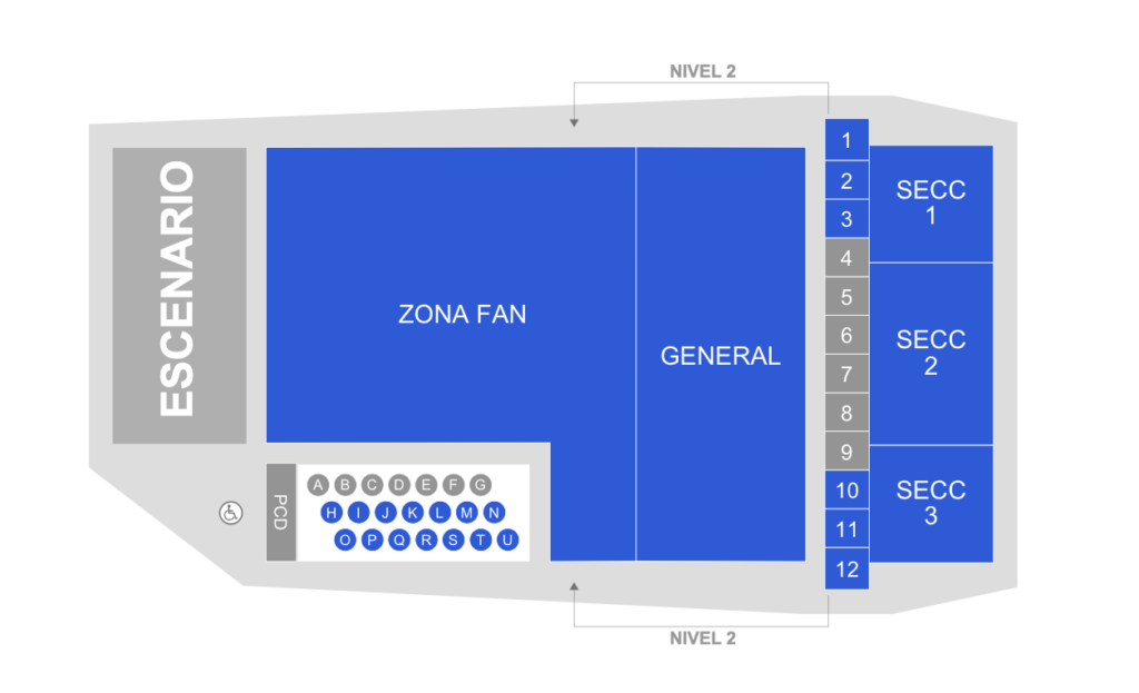 MAPA PEPSI CENTER