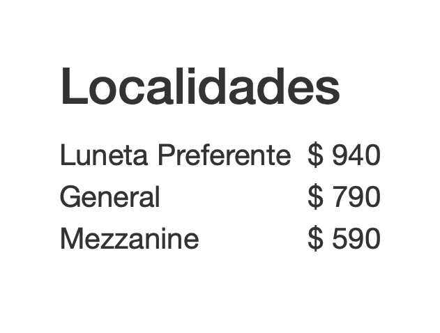 PRECIOS CARLOS BALLARTA CANCÚN 2026 TEATRO DE CANCÚN
