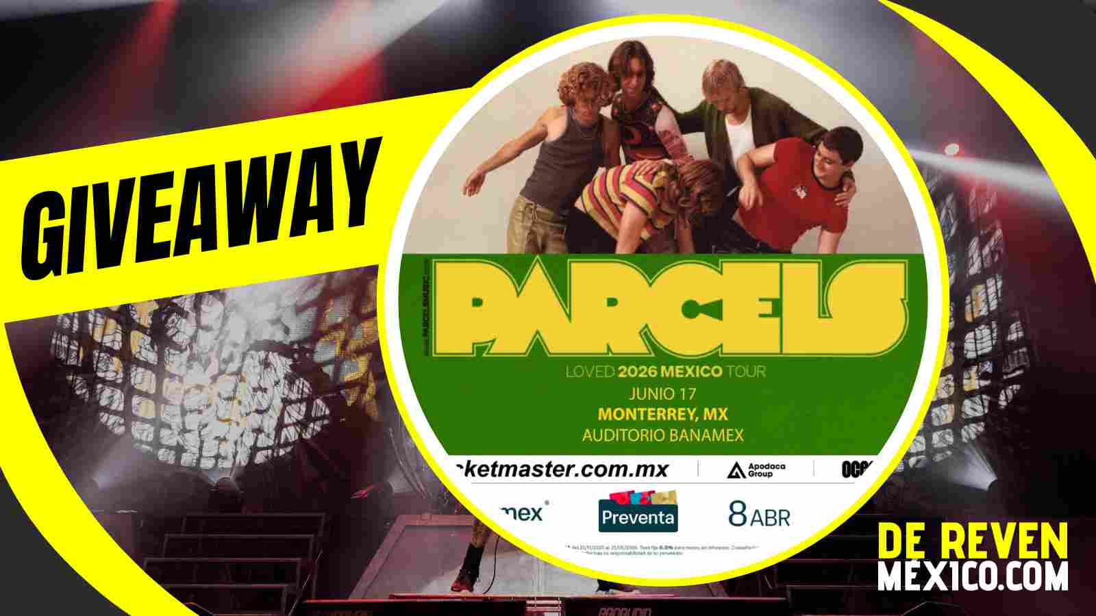 PARCELS GIVEAWAY 2026 AUDITORIO BANAMEX