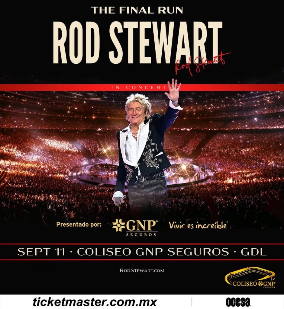 ROD STEWART GUADALAJARA 2026 COLISEO GNP SEGUROS