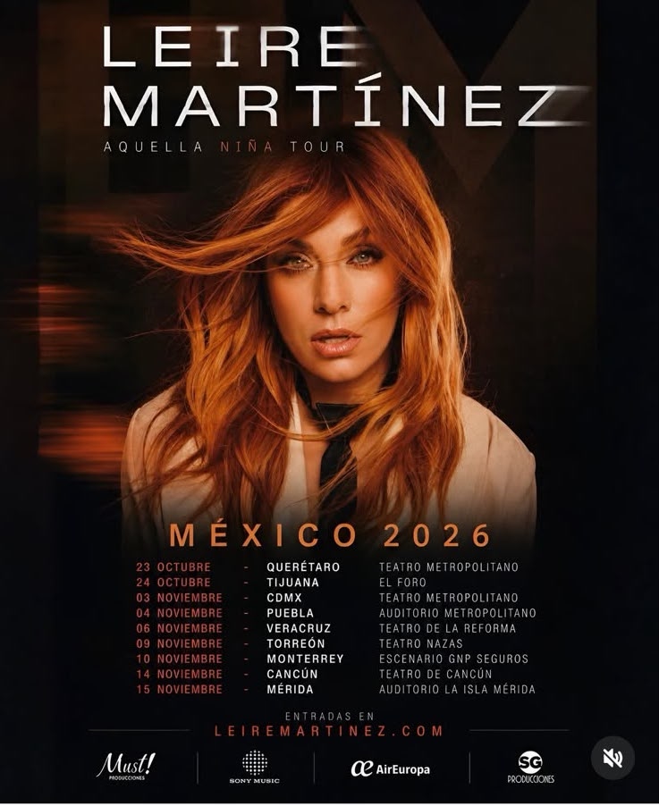LEIRE MARTÍNEZ CDMX 2026 TEATRO METROPÓLITAN