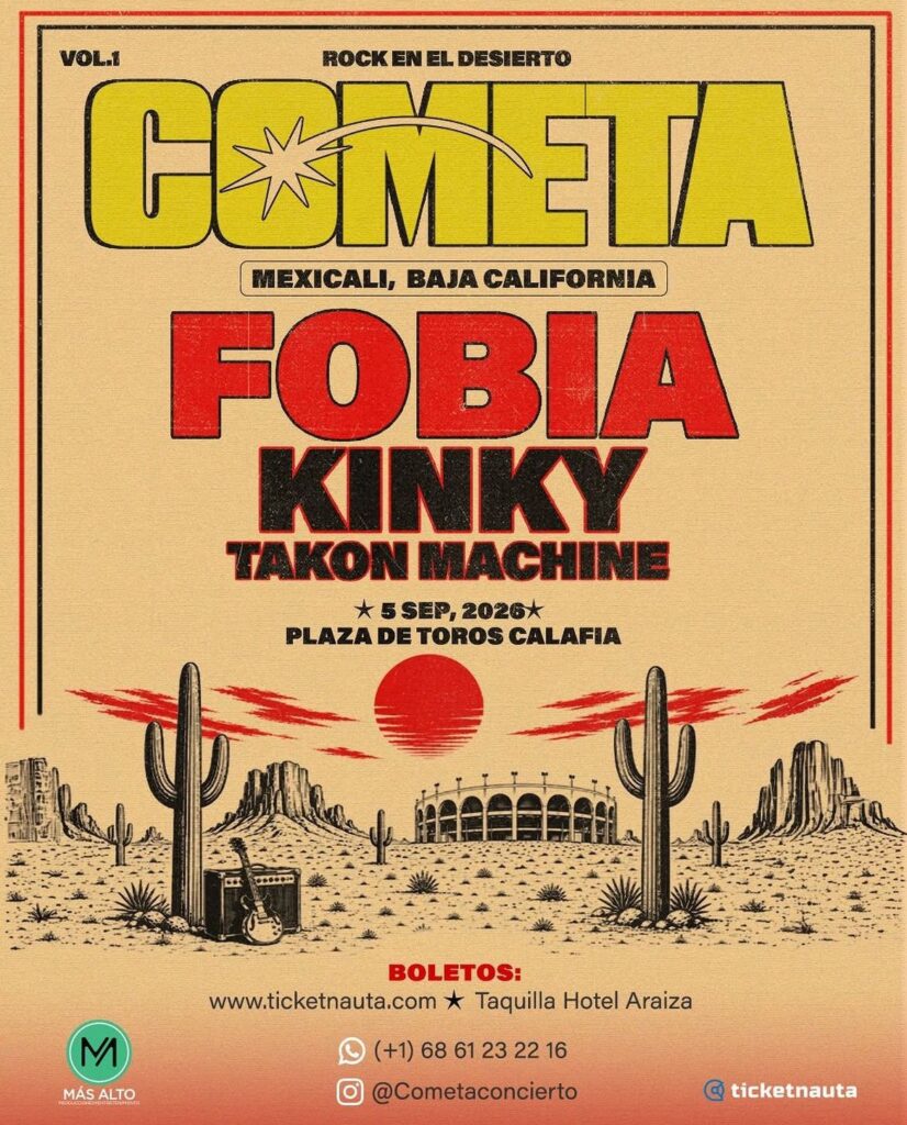 COMETA MEXICALI 2026 PLAZA DE TOROS CALAFIA