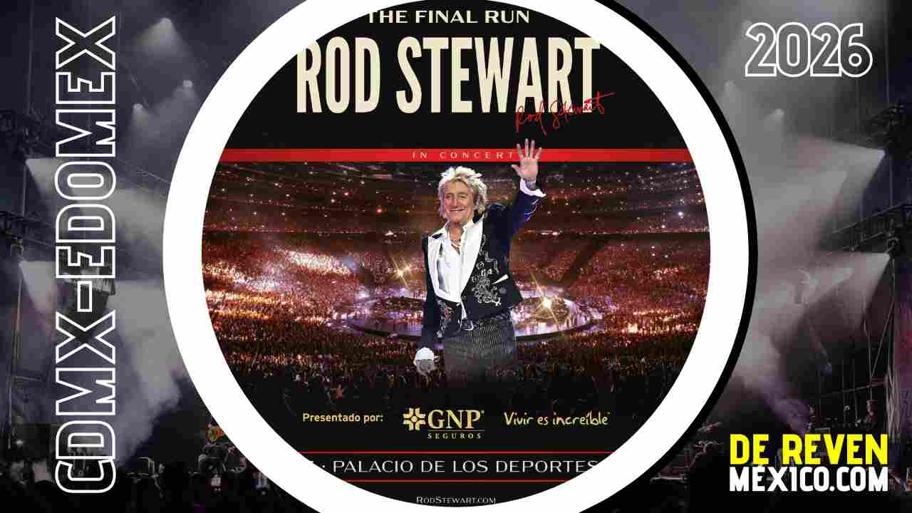 ROD STEWART CDMX 2026 PALACIO DE LOS DEPORTES