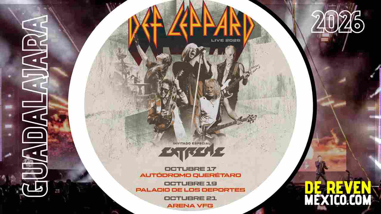 DEF LEPPARD GUADALAJARA 2026 ARENA VFG
