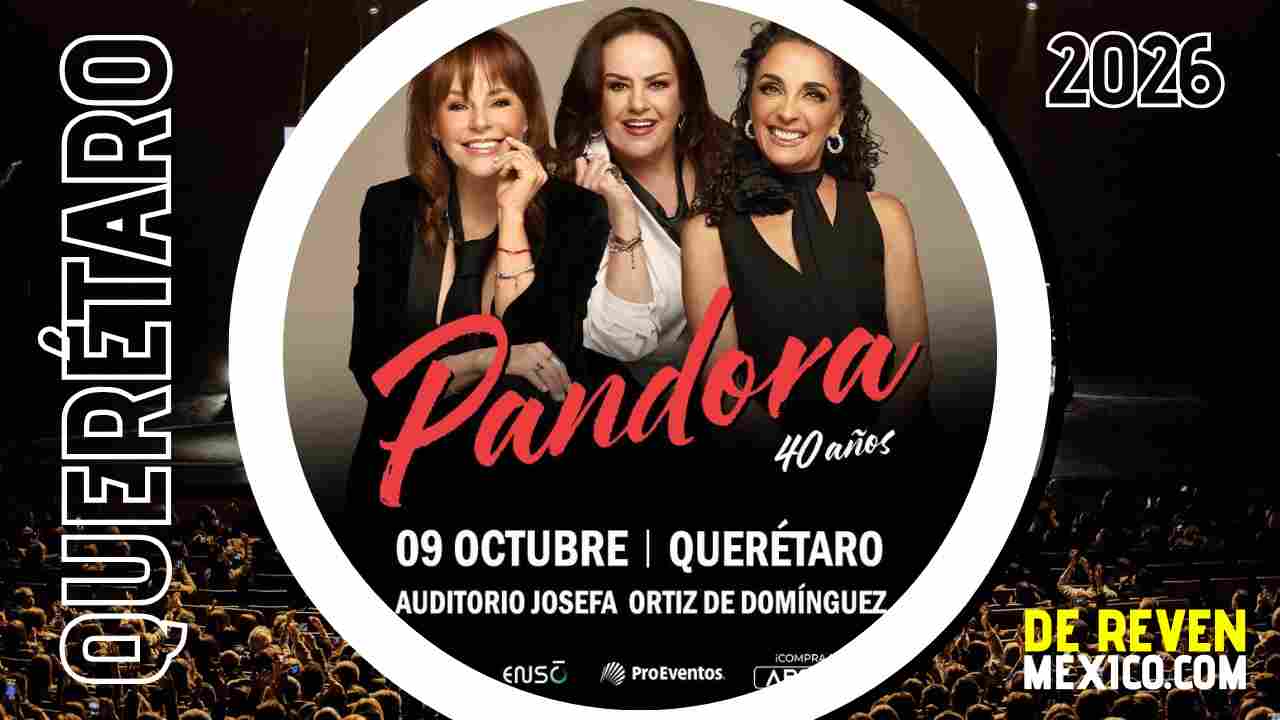 PANDORA QUERÉTARO 2026 AUDITORIO JOSEFA ORTÍZ