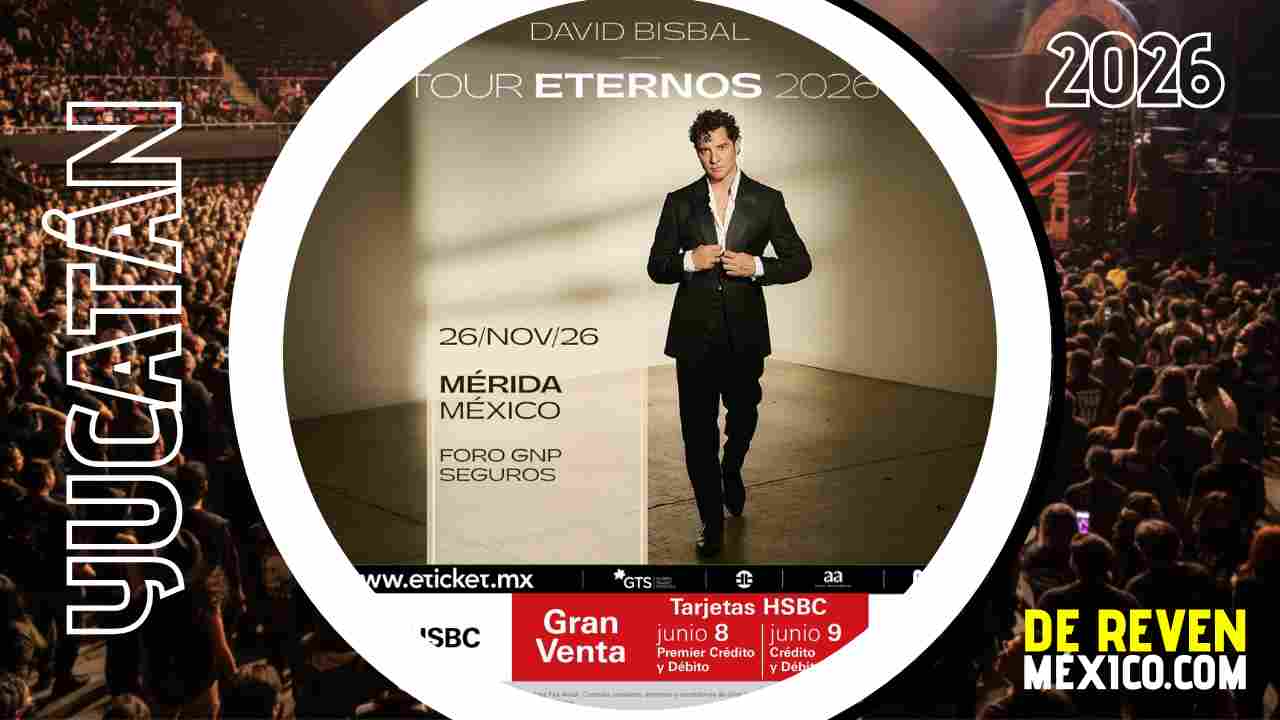 DAVID BISBAL MÉRIDA 2026 FORO GNP SEGUROS