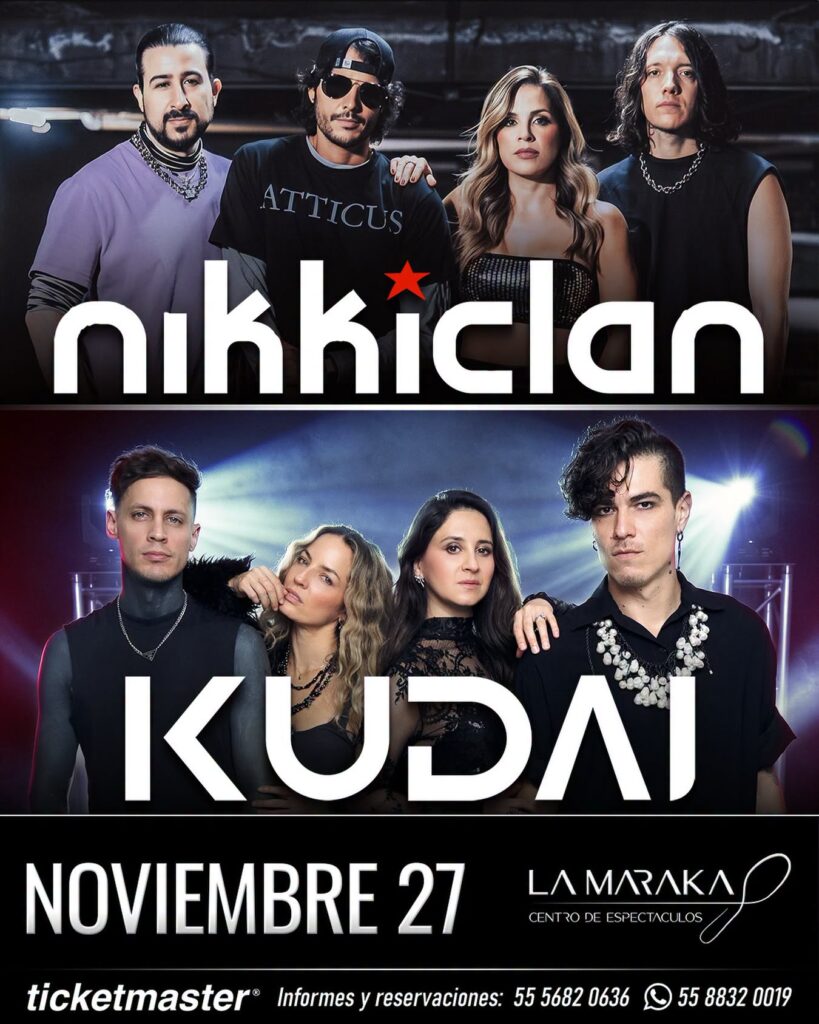 NIKKI CLAN Y KUDAI CDMX 2026 LA MARAKA