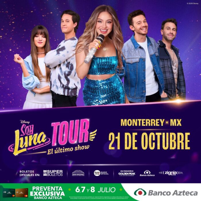 SOY LUNA ARENA MONTERREY 2026