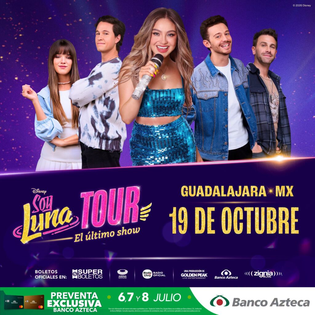 SOY LUNA GUADALAJARA 2026 ARENA GUADALAJARA
