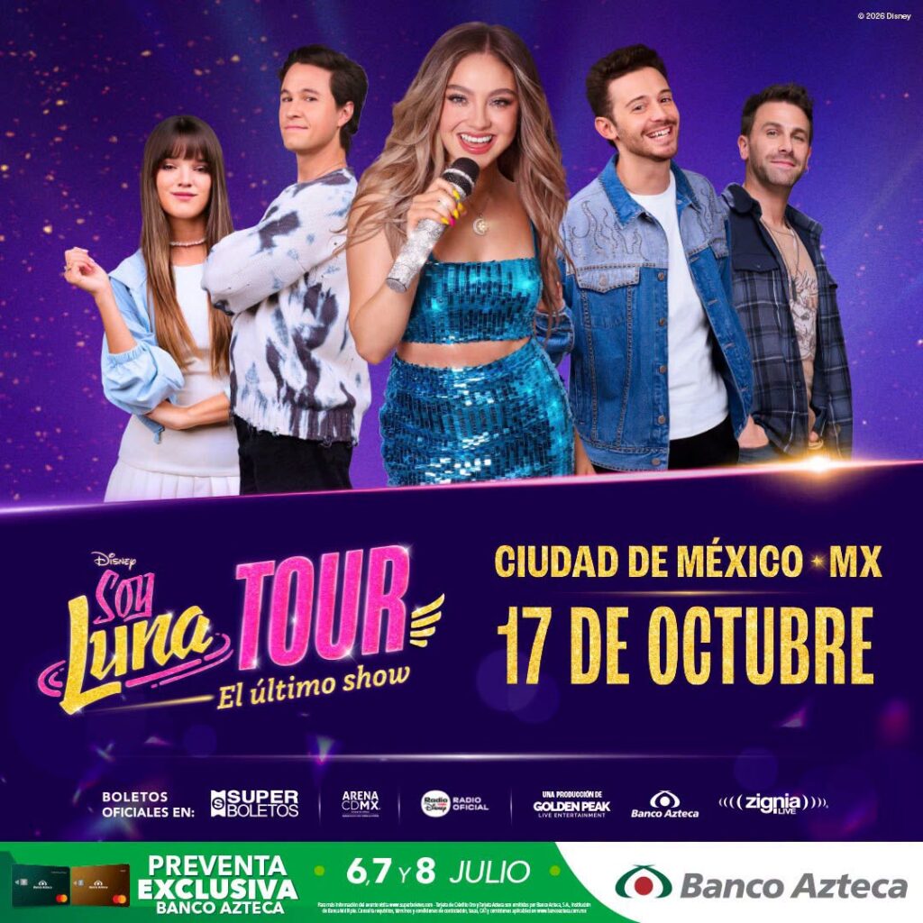 SOY LUNA ARENA CDMX 2026