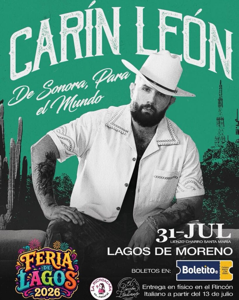 CARIN LEÓN FERIA DE LAGOS DE MORENO 2026 JALISCO