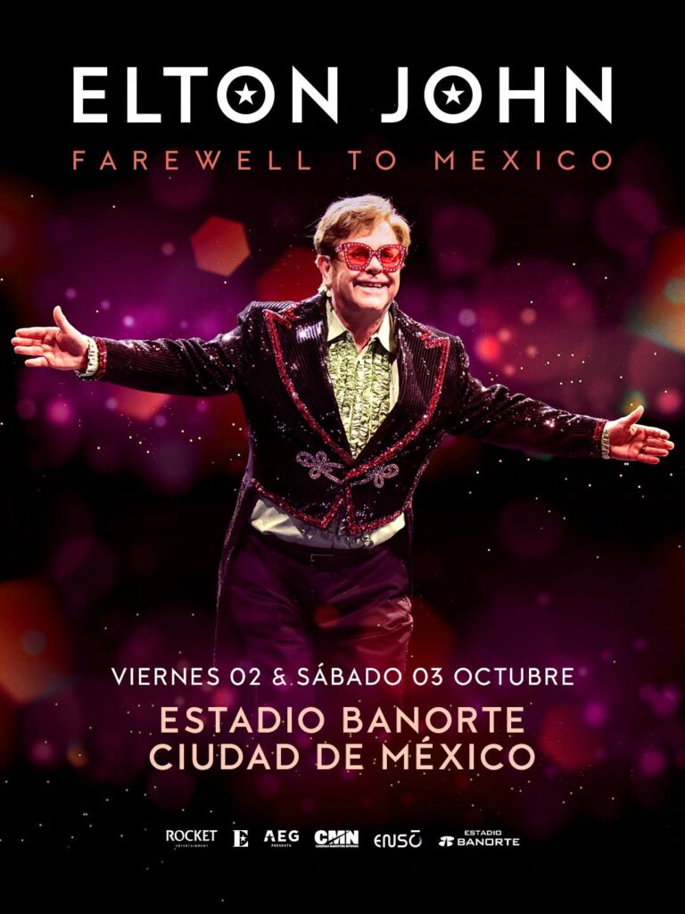 ELTON JOHN CDMX 2026 ESTADIO BANORTE