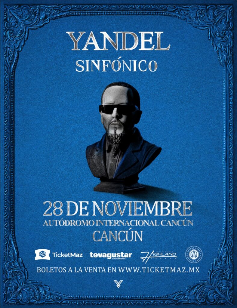 YANDEL SINFÓNICO CANCÚN 2026 AUTÓDROMO