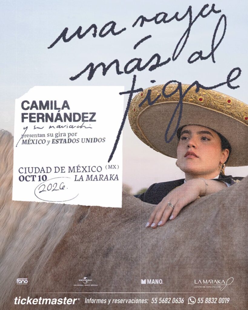 CAMILA FERNÁNDEZ CDMX 2026 LA MARAKA