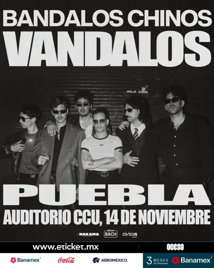 BANDALOS CHINOS PUEBLA 2026 AUDITORIO CCU