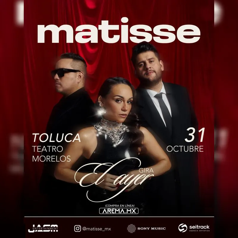 MATISSE TOLUCA 2026 TEATRO MORELOS