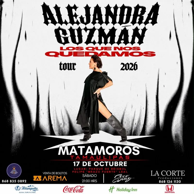 ALEJANDRA GUZMÁN MATAMOROS 2026 PARQUE DE BÉISBOL