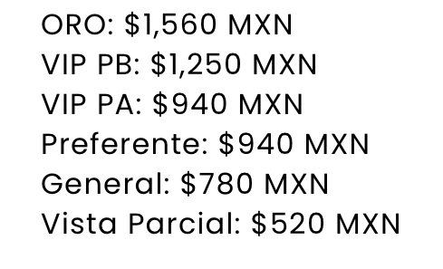 PRECIOS EL MULTIVERSO DE LAS AMPONAS CDMX 2026 LA MARAKA